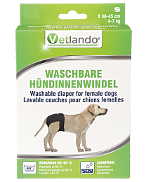 Vetlando Wasbare Luier voor Teefjes S