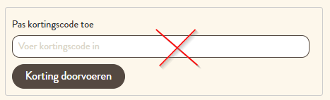 waar kortingscode invullen